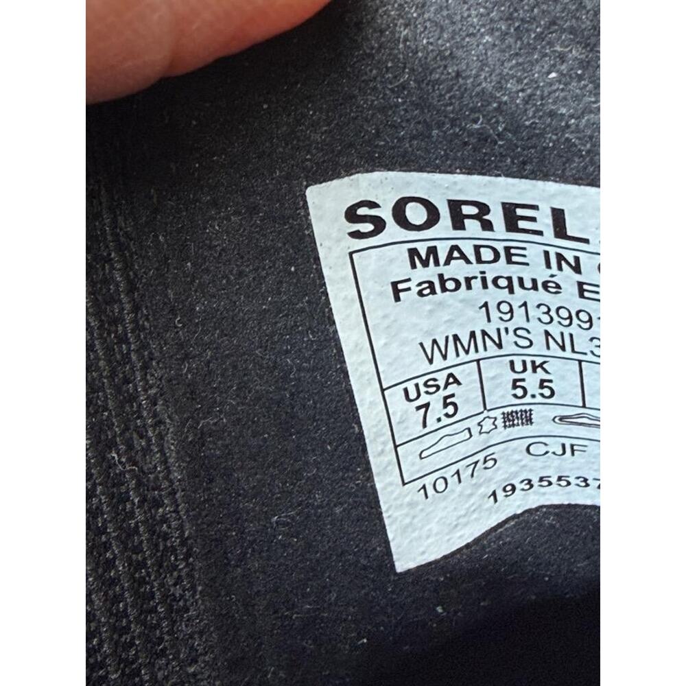 Sorel Joan of Arctic Wedge II Chelsea Boot Sage Suede Women size 7.5 - Picture 6 of 6